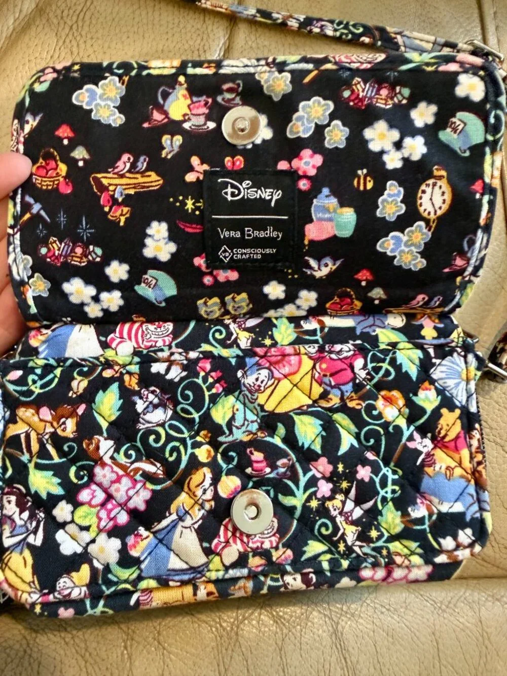 Disney Vera Bradley Disney100 RFID All In One Crossbody Wallet Wristlet